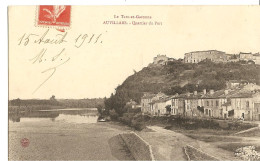 [82] Tarn Et Garonne > Auvillars Vue Panoramique Quartier Du Port Et Pont Suspendu - Auvillar