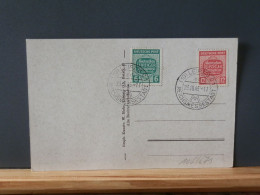 106/671  CP  GERMANY  1945 STAMPS WEST-SACHEN - Postal  Stationery