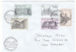 Belgique - Lettre De 1993 - Oblit Raeren - Châteaux - Ponts - Moulin à Eau - - Covers & Documents