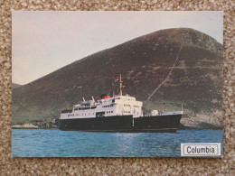 CALEDONIAN MACBRAYNE (CALMAC) COLUMBA OFFICIAL - STICKER ON FRONT - Ferries