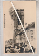 ATH , Photocarte De L' Eglise Saint Julien D' Ath En Feu , Le 23 Mai 1951 - Ath