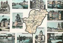 CONTOURS GEOGRAPHIQUES   - LOT DE 99 CARTES POSTALES SEMI-MODERNES - 5 - 99 Cartes