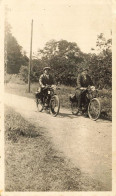 Moto Ancienne De Marque Modèle Type ? * Motos Motocyclette Transport * Photo Ancienne 11x6.8cm * 1936 - Motorfietsen