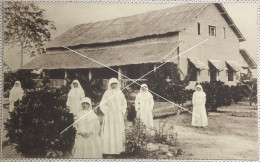 CONGO BELGE Les Sœurs Noires De MONS La Maison De LIBENGE CPSM - Congo Belge