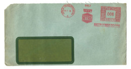 Brief Berlin Britz 1938 Freistempel Tankt Nitag Betriebsstoffe  Deutsches Reich   8 Pfg  EMA AFS - Frankeermachines (EMA)