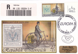 WIPA 2000 AUSTRIA , FIRST DAY OF ISSUE ERSTTAG ,REPUBIK OSTERREICH, PHILATELIC EXHIBITION , SPECIAL COVERS 1997 - Expositions Philatéliques