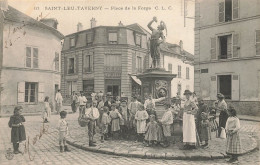 St Leu * Taverny * La Place De La Forge * Villageois Fontaine - Taverny