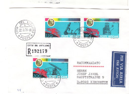 Vatican - Lettre Recom De 1979 - Oblit Citta Del Vaticano - - Covers & Documents