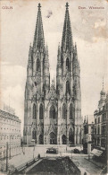 ALLEMAGNE - Coln - Dom - Westseite - Vue Générale De La Cathédrale - Vue De L'extérieur - Carte Postale Ancienne - Köln