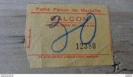 Ticket Pathé Palace De MARSEILLE, Balcon  ............ C...........  CL-4-2 - Tickets - Entradas