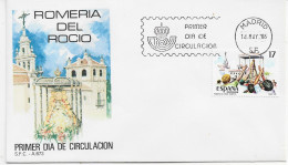 3856  FDC  Madrid 1986 , Romeria Del Rocio - FDC