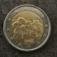 2 EURO 2002 CIRCULEE FINLANDE / FINLAND EUROS - Finland