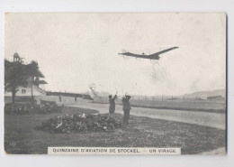Quinzaine D'aviation De Stockel - Un Virage - Avion - Animée - Meetings
