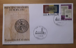 ANDORRA ESPAÑOLA EUROPA CEPT FDC/SPD 1982 - Lettres & Documents