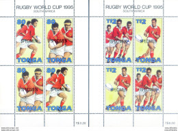 Sport. Rugby 1995. Soprastampati "specimen". - Tonga (1970-...)