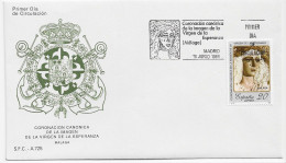 3856  FDC  Madrid 1988, Virgen De La Esperanza , Malaga - FDC