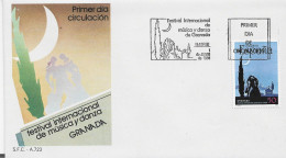 3856  FDC  Madrid 1988, Música Y Danza De Granada - FDC