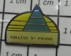 712e Pin's Pins / Beau Et Rare / Thème ADMINISTRATIONS / COLLEGE ST PIERRE - Administración