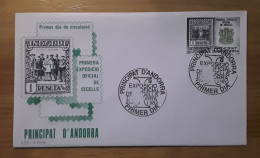 ANDORRA ESPAÑOLA FILATELIA FDC/SPD 1982 - Cartas & Documentos