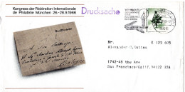 L76292 - Berlin - 1969 - 20Pfg Berliner EF A DrucksBf SCHWANDORF - ... -> San Francisco, CA (USA) - Lettres & Documents