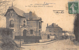 91-ETRECHY- LES VILLAS ET BIPLAN MILITAIRE H . FARMAN - Etrechy