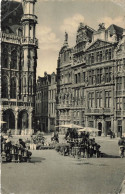 BELGIQUE  - Bruxelles - Un Coin De La Grande Place - Vue Générale - Animé - Carte Postale Ancienne - Squares