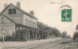 Viarmes * Intérieur De La Gare * Ligne Chemin De Fer - Viarmes