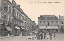 49-CHOLET- RUE NATIONALE ET LE GRAND CAFE - Cholet