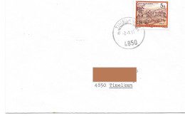 0452l: Beleg 1991 Kleiner Postpartner 4850 Timelkamm - Lettres & Documents