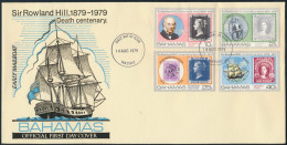 Bahamas Brief MIF 440-443 Nassau Sir Rowland Hill Postschiff Schifffart Marine - Bahamas (1973-...)