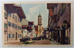 Mittenwald, Oberer Markt, Autos, Ca. 1920 - Mittenwald