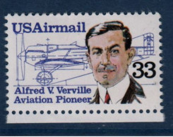 USA, Yv PA 107, Mi 1725, SG A 2142, Alfred Verville (1890-1970), Inventeur Verville-Sperry R-3 Ar, - Neufs