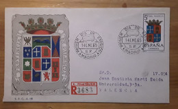 ESPAÑA ESCUDOS FDC/SPD 1965 - FDC