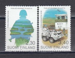 Finland 1993 - 75 Years Of Armed Forces, Mi-Nr. 1215/16, MNH** - Unused Stamps