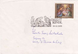 AUSTRIA , CHRISTMAS,   SPECIAL COVERS 1991 - Christmas