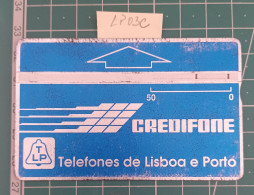 PORTUGAL PHONECARD USED LP03C CREDIFONE - Portugal