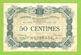 FRANCE / EPINAL / 50 CENTIMES / 20 MAI 1920 / N° 128953 - Cámara De Comercio