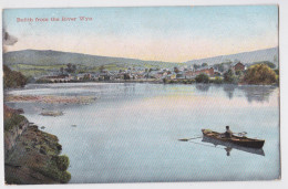 Wales Builth From The River Wye - Breconshire