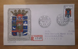 ESPAÑA ESCUDOS FDC/SPD 1965 - FDC