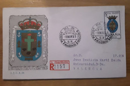 ESPAÑA ESCUDOS FDC/SPD 1965 - FDC