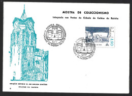 Caldas Da Rainha Castle. 1978 Obliteration. 'Children In The Back Seat' Stamp. Castelo Das Caldas Da Rainha. Obliteração - Lettres & Documents