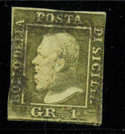 P2716 E - SICILIA , SASSONE 4 , 2 MARGINI RASENTI, - Sizilien