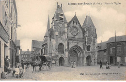 BLANGY SUR BRESLE - Place De L'Eglise - Très Bon état - Blangy-sur-Bresle