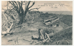 CPA - SAINT PIERRE (MARTINIQUE) - La Batterie Sainte Marthe Sur Le Morne D'Orange, Coté Nord - Autres & Non Classés