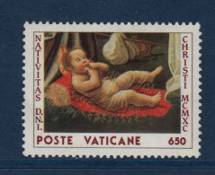 Vatican, Yv 888, Mi 1020, Nativité, - Unused Stamps