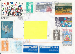 France Registered Cover With More Stamps Sent To Lithuania 6-11-1995 - Briefe U. Dokumente