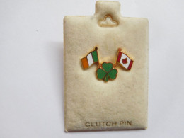 Beau Pin's En EGF , Drapeau De L' Irlande - Canada , Eire , Ireland , Sur Présentoir - Perfume