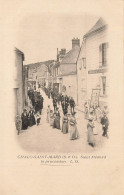 Chalo St Mard * St Médard * La Procession Dans Une Rue Du Village * Fête Religieuse * épicerie LEBEC - Autres & Non Classés