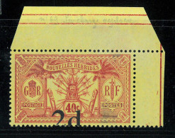 P2720 - NEW HEBRIDES, YVERT 69a CORNER PIECE , ALMOST MNH , VERY NICE AND FRESH - Unclassified