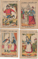 45 CHATILLON-sur-LOIRE  Publicité Pour Epicerie Ernest Blanchet Série De 4 Devinettes (12x8cm) - Chatillon Sur Loire